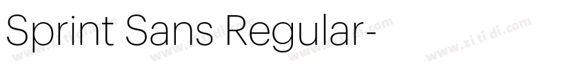 Sprint Sans Regular字体转换 Sprint Sans Regular字体转换